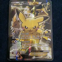 Pokemon TCG Pikachu EX XY124 Black Star Promo Card 2016 MP - Image 5