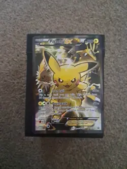 Pokemon TCG Pikachu EX XY124 Black Star Promo Card 2016. Ungraded. - Image 1
