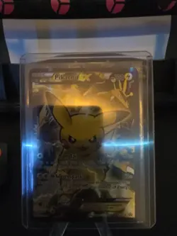 Pokemon TCG Pikachu EX XY124 Black Star Promo Card 2016 Near Mint Condition - Image 2