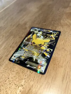 Pokemon TCG Pikachu EX XY124 Black Star Promo Card 2016 Near Mint Condition - Image 5