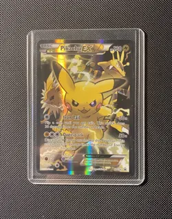 Pokemon Pikachu TCG EX XY124 Black Star Promo 2016 Red/Blue Card - Image 1