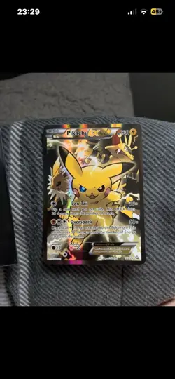 Pokemon Pikachu TCG EX XY124 Black Star Promo Card 2016 Red Blue Collection - Image 1