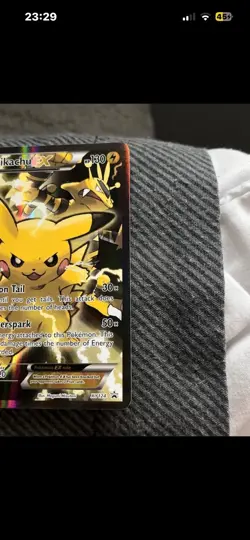 Pokemon Pikachu TCG EX XY124 Black Star Promo Card 2016 Red Blue Collection - Image 2