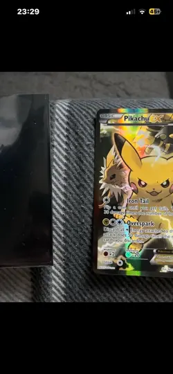 Pokemon Pikachu TCG EX XY124 Black Star Promo Card 2016 Red Blue Collection - Image 5