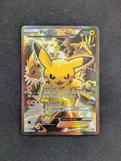 Pokemon TCG Pikachu EX XY124 Black Star Promo - Near Mint - Image 1