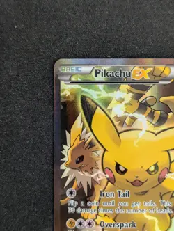 Pokemon TCG Pikachu EX XY124 Black Star Promo - Near Mint - Image 5