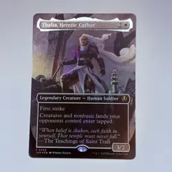 Thalia, Heretic Cathar (Borderless) Innistrad Remastered Foil MTG NM - Image 1