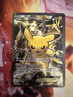 Pokemon TCG Pikachu EX XY124 Black Star Promo - Image 4