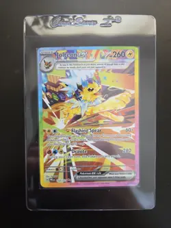 Pokemon Jolteon ex Sv Prismatic Evolutions SIR Full Art Holo 153/131 260 HP ENG - Image 1