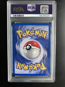 Pokemon TCG Rocket’s Hitmonchan Holo Rare Card 11/132 Gym Heroes 2000 PSA 9 Mint - Image 2