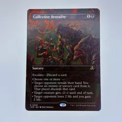Collective Brutality (Borderless) Innistrad Remastered MTG NM - Image 1