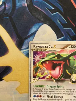 Pokemon TCG Rayquaza C LV.X Diamond And Pearl Black Star Promo Card DP47 - Image 4