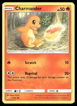 POKEMON CHARMANDER TEAM UP 11/181 C NM/M - Image 1