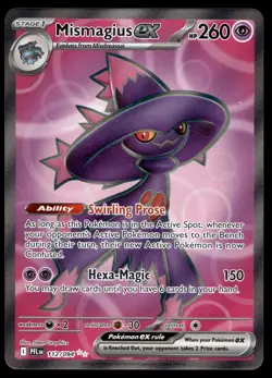 POKEMON MISMAGIUS EX PHANTASMAL FLAMES 112/094 ULTRA RARE NM/M - Image 1