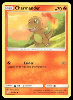 POKEMON CHARMANDER TEAM UP 12/181 C NM/M - Image 1