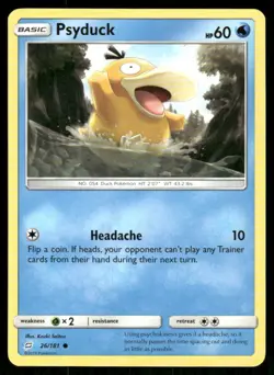 Pokemon Psyduck Team Up 26/181 C NM/M - Image 1