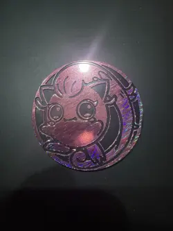 Pokemon TCG Jumbo Coin Scream Tail Pink Holo Flip Coin - Image 1