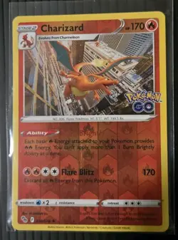 Charizard 010/078 Pokemon GO Reverse Holo - Image 1