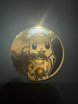 Pokemon TCG - Eevee JUMBO Coin prismatic evolutions gold coin. - Image 1