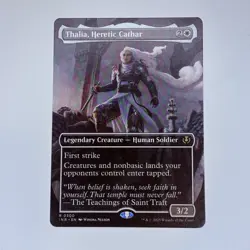 Thalia, Heretic Cathar (Borderless) Innistrad Remastered MTG NM - Image 1