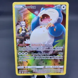 Pokemon TCG Snorlax TG10/TG30 Lost Origin Trainer Gallery Holo LP - Image 1