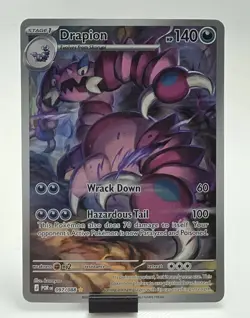 Pokemon TCG 3 Card Lot Drapion 097, Tarountula 199, Pecharunt Promo 129 - Image 1