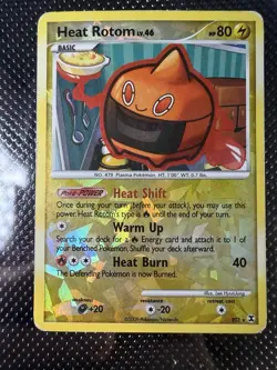 The Pokemon Company Heat Rotom Rising Rivals RT3/6 Reverse Holo Eng Basic 80 HP - Image 1