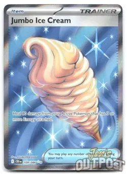 Jumbo Ice Cream 109/086 Ultra Rare Chaos Rising Pokemon Holo NM - Image 1