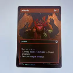 Abrade (Borderless) Innistrad Remastered Foil MTG NM - Image 1