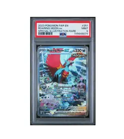 Roaring Moon ex 251/182 Paradox Rift Special Illustration Rare Pokemon TCG PSA 9 - Image 1
