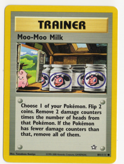 Moo-Moo Milk 101/111 Neo Genesis TRAINER Pokemon Card - Image 1