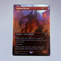 Bedlam Reveler (Borderless) Innistrad Remastered Foil MTG NM - Image 1
