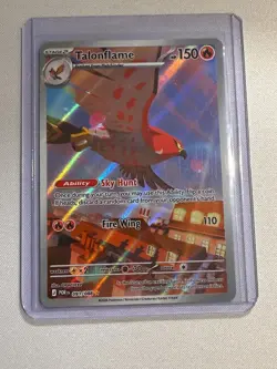 Talonflame 091/088 Holo Illustration Rare Perfect Order Pokemon Near Mint - Image 1