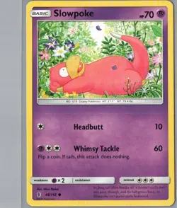 Slowpoke 48/145 Common Guardians Rising Pokemon Lightly Played - Image 1