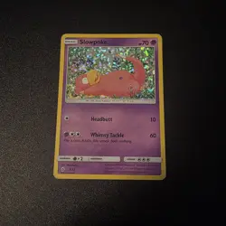 Pokemon TCG Slowpoke 5/12 McDonald's Promo Confetti Holo Card 2018 - Image 1