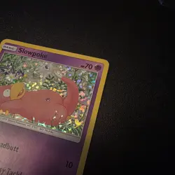 Pokemon TCG Slowpoke 5/12 McDonald's Promo Confetti Holo Card 2018 - Image 3