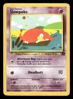 Slowpoke 67/82 Team Rocket TR HP - Image 2