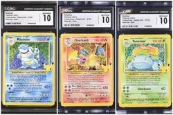 Pokemon Celebrations CHARIZARD, BLASTOISE, VENUSAUR SET ALL CGC GEM MINT 10! - Image 1