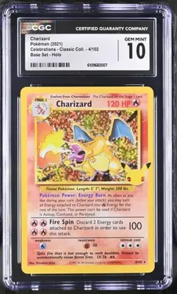 Pokemon Celebrations CHARIZARD, BLASTOISE, VENUSAUR SET ALL CGC GEM MINT 10! - Image 2