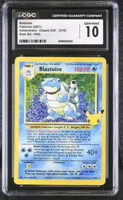 Pokemon Celebrations CHARIZARD, BLASTOISE, VENUSAUR SET ALL CGC GEM MINT 10! - Image 4
