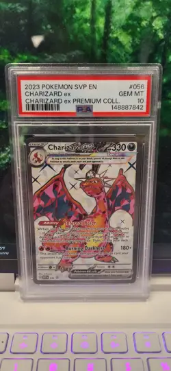 Charizard ex 056 Sv: Scarlet & Violet Promo Cards Holo PSA 10 GEM MINT - Image 1