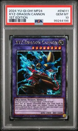 XYZ-Dragon Canon PSA 10 - MP24-EN011 - Quarter Century Rare - Yugioh - Image 1