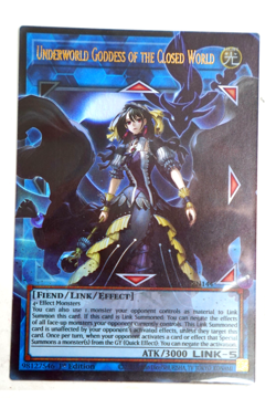 YUGIOH BLGG-EN144 Underworld Goddess of the Closed World Extended Art Ultra Rare - Image 1