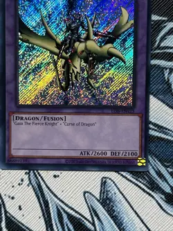Yugioh Gaia the Dragon Champion LOB-EN125 Secret Rare 25th Anniversary NM - Image 3