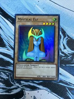 Yugioh Mystical Elf LOB-EN062 25th Anniversary Super Rare NM - Image 1