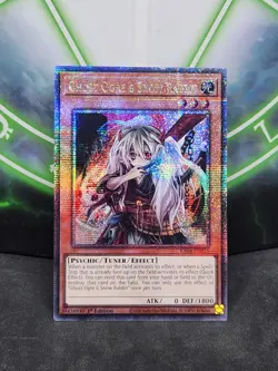 Yugioh Ghost Ogre & Snow Rabbit RA04-EN015 Quarter Century Secret Rare 1st NM - Image 1