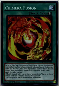 Chimera Fusion Super Rare Duelist Nexus DUNE-EN052 LP - Image 1