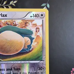 Snorlax 77/124 Reverse Holo Fates Collide NM Rare Pokemon TCG Card - Image 3