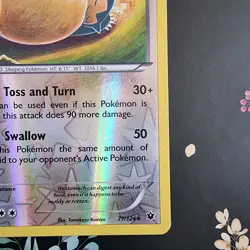 Snorlax 77/124 Reverse Holo Fates Collide NM Rare Pokemon TCG Card - Image 4