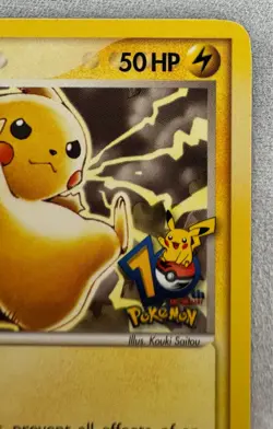 Pikachu 012 10th Anniversary Black Star Promo Pokemon Card | NM-LP | English - Image 2